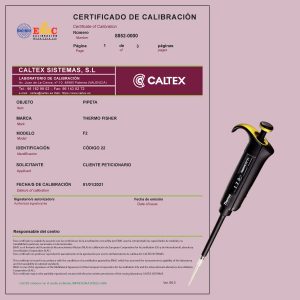 calibracion pipeta thermo fisher