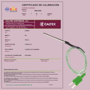 Calibración de sondas de Temperatura