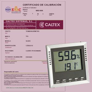 calibración termohigrómetro